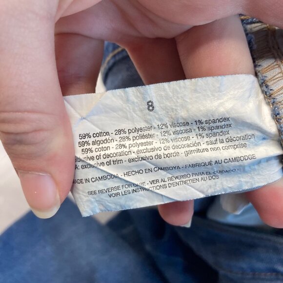 Jessica Simpson Skinny Jeans Womens Size 8 Mid Rise Slim Leg - Picture 4 of 5